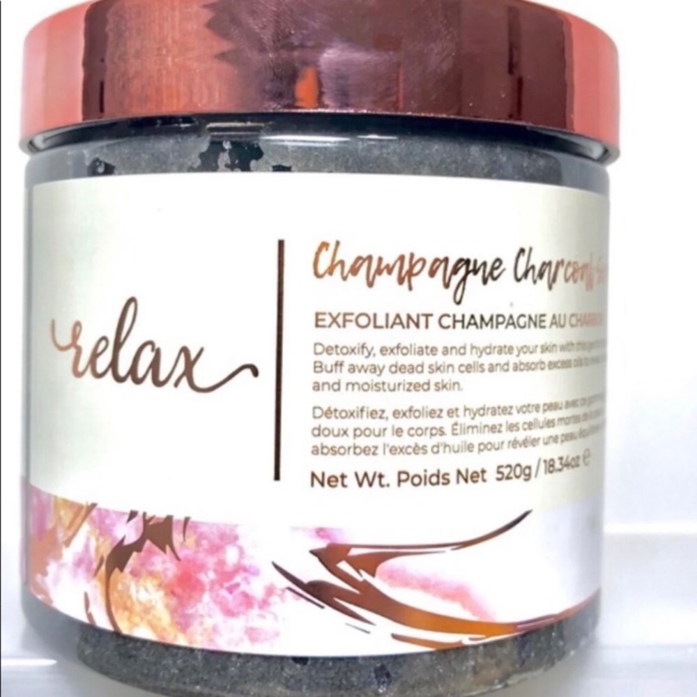 NEW Champagne Charcoal Scrub